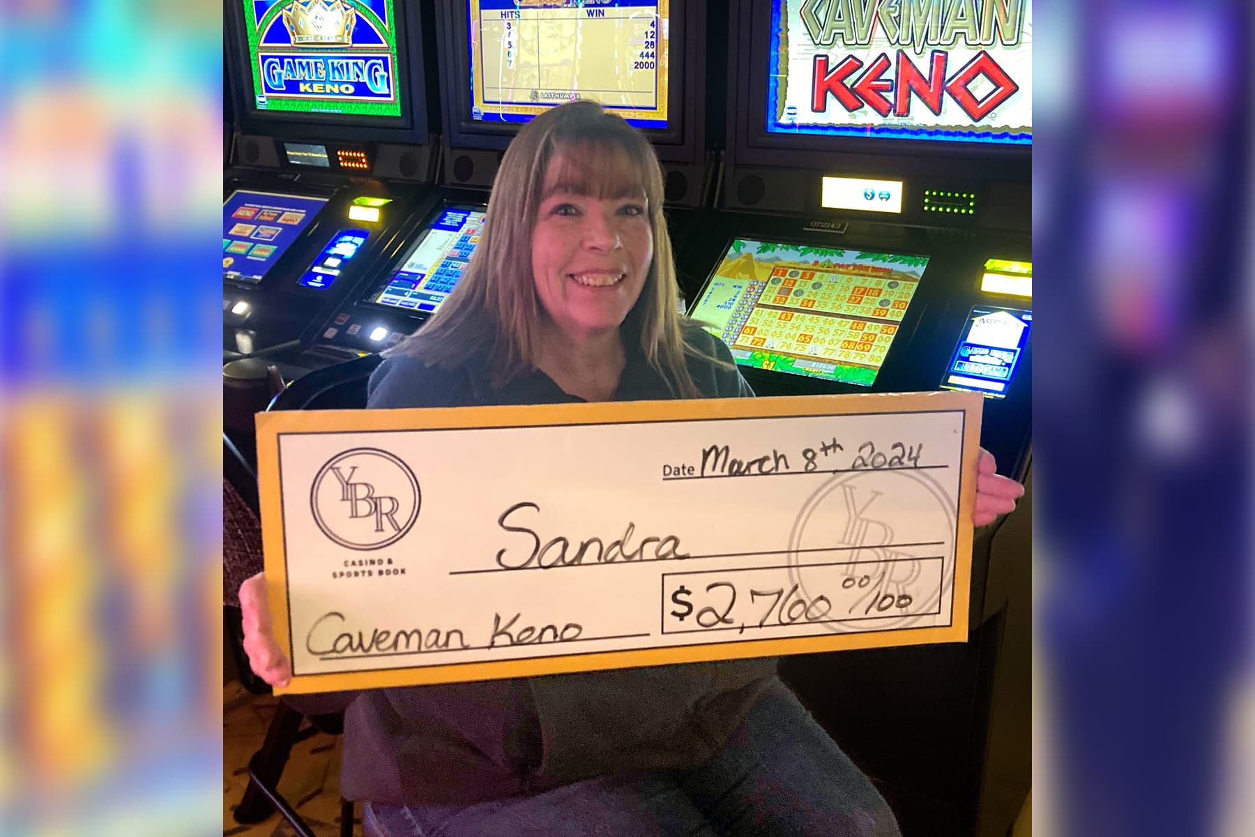 Sandra won $2,760