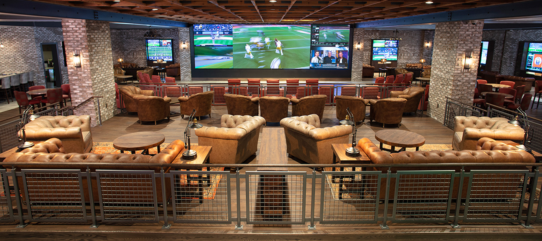 Sports Book Lounge on Game Day