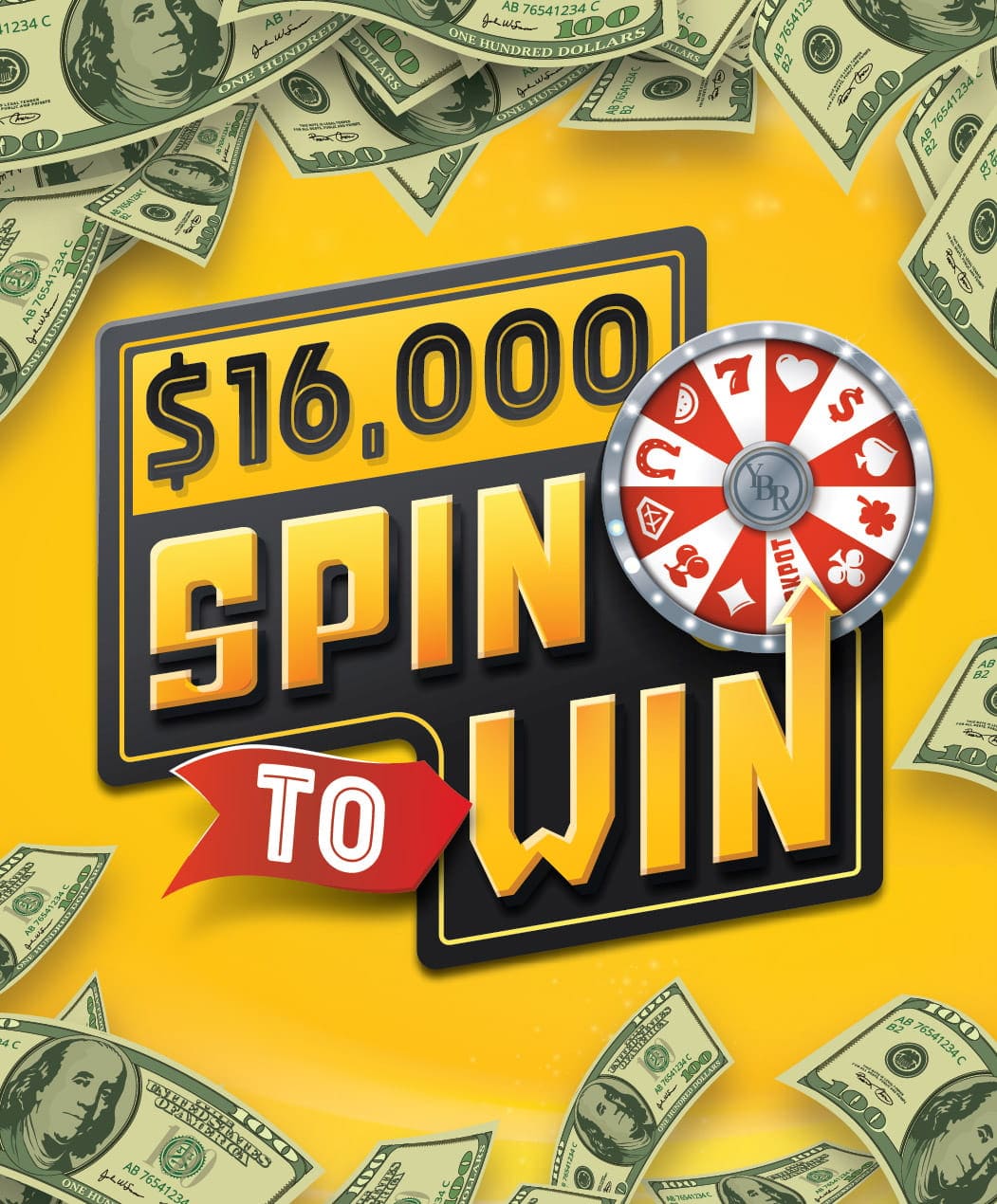 $16,000 Spin to Win