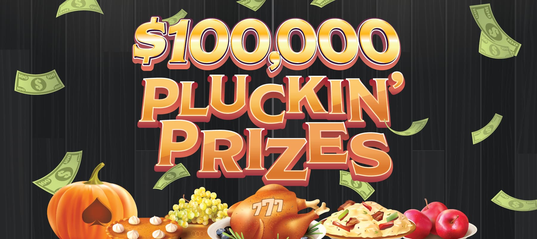 100000 Pluckin Prizes promotion